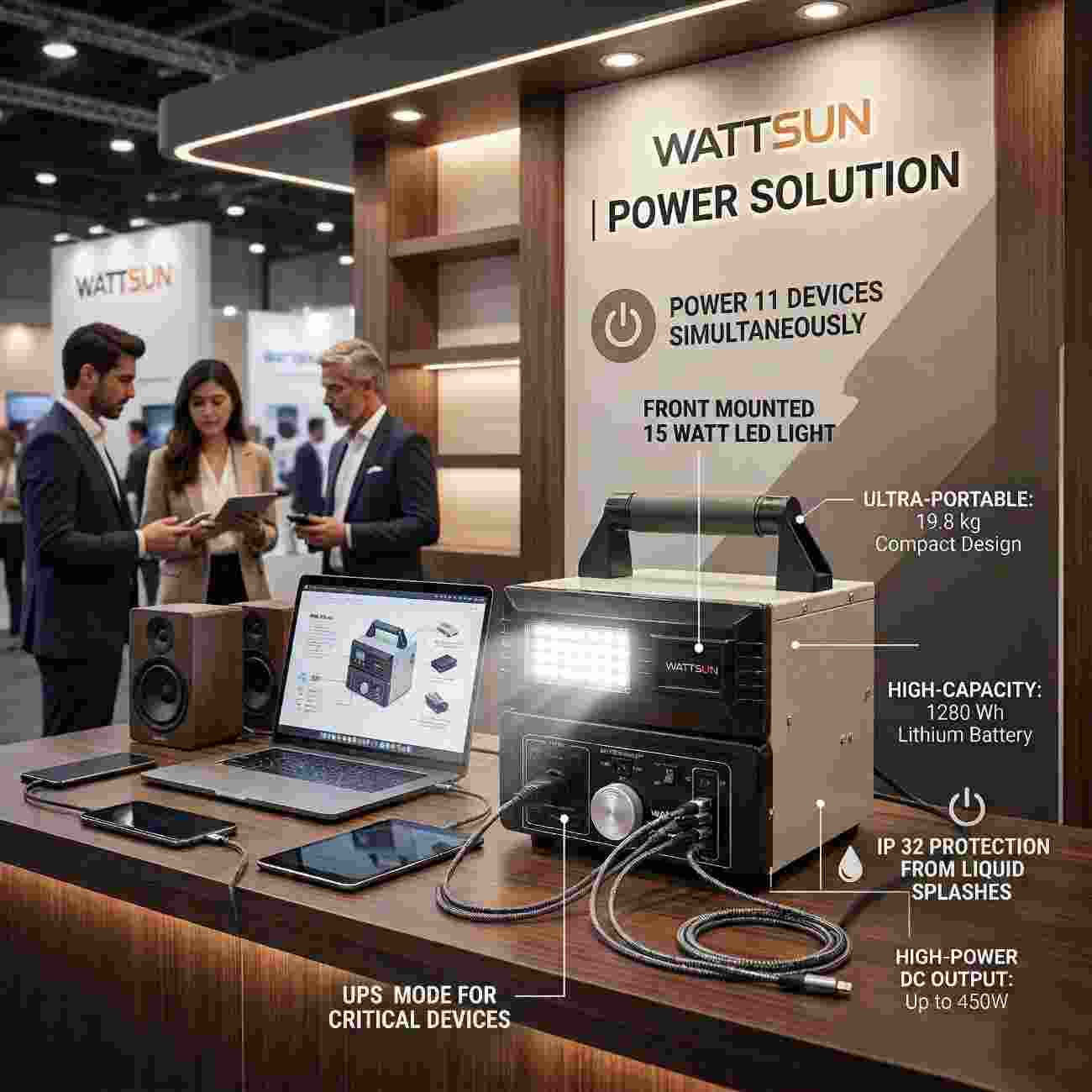 1450VA Inverter with In-Built Lithium Battery, PL-1450W